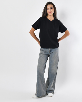 Футболка женская базовая Standart CRC FS-216-8 57849, Цвет: Черный, Размер: S, изображение 2