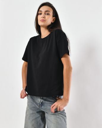 Футболка женская базовая Standart CRC FS-216-8 57849, Цвет: Черный, Размер: S, изображение 4