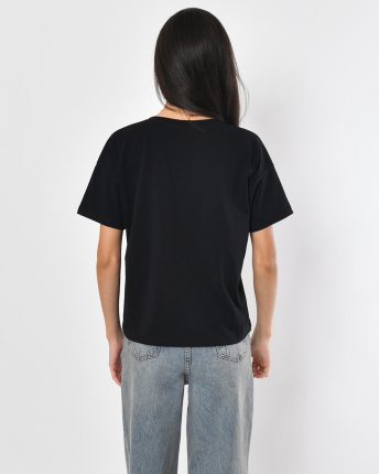 Футболка женская базовая Standart CRC FS-216-8 57849, Цвет: Черный, Размер: S, изображение 6