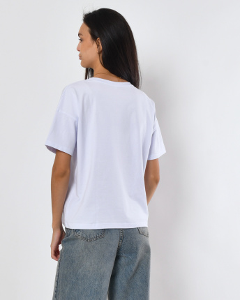 Футболка жіноча базова Standart CRC FS-216-3 57850, Колір: Білий, Розмір: XS, зображення 4