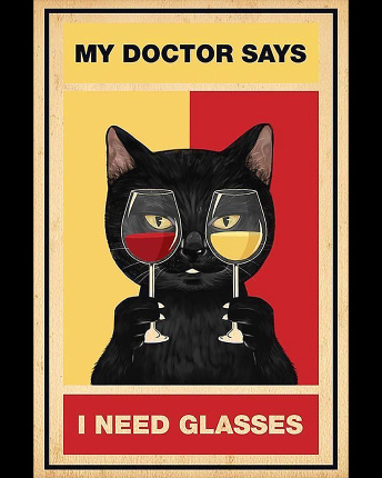 Футболка чоловіча з принтом  CRC 16060-8 Wine Cat 57086, Колір: Чорний, Розмір: XL, зображення 3