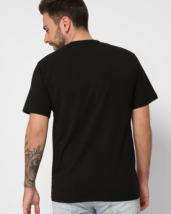 Футболка чоловіча з принтом  CRC 16062-8 Zipper 57089, Колір: Чорний, Розмір: S, зображення 2