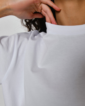 Футболка женская oversize Premium CRC FP-140-33 57817, Цвет: Белый, Размер: S, изображение 8