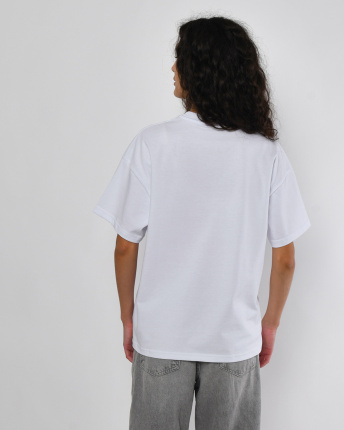 Футболка женская oversize Premium CRC FP-140-33 57817, Цвет: Белый, Размер: S, изображение 9