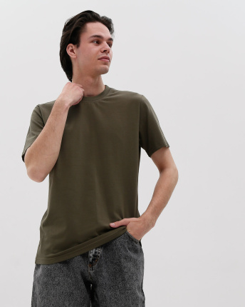 Футболка мужская базовая Standart CRC FS-101-1 31623, Цвет: Хаки, Размер: S