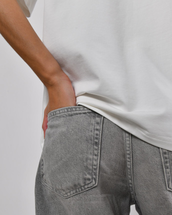 Футболка женская oversize Premium CRC FP-140-3 57816, Цвет: Молочний, Размер: XS, изображение 5