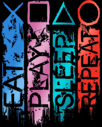 Женская футболкаCRC 26041-8 EAT PLAY SLEEP REPEAT 57990, Цвет: Черный, Размер: XS, изображение 3