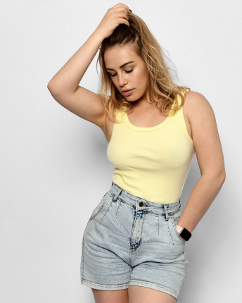 Майка CRC -15073-6 55671, Цвет: Жёлтый, Размер: M