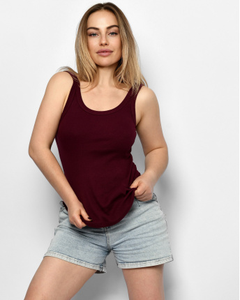 Майка CRC -15073-16 55674, Цвет: Бургунди, Размер: M