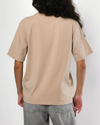 Футболка унисекс базовая oversize Premium CRC FP-133-10 57805, Цвет: Бежевый, Размер: S, изображение 7