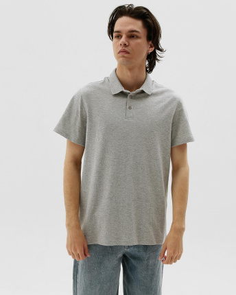 Футболка мужская поло Premium CRC FP-125-4 37384, Цвет: Серый, Размер: 2XL