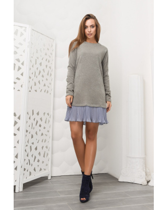 Платье Carica KP-10069-4 28190, Цвет: Серый, Размер: S