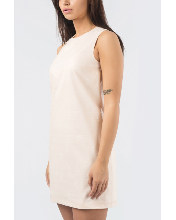 Маленькое персиковое платье на лето 33701, Цвет: Персиковий, Размер: XS