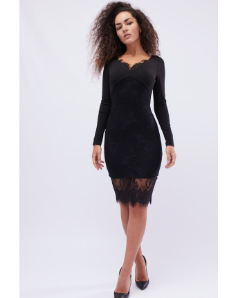 Платье Carica KP-10128-8 32634, Цвет: Черный, Размер: XS