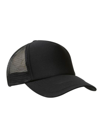 Кепка-тракер унісекс з сіткою, чорний 56207, Колір: Чорний, Розмір: ONE SIZE