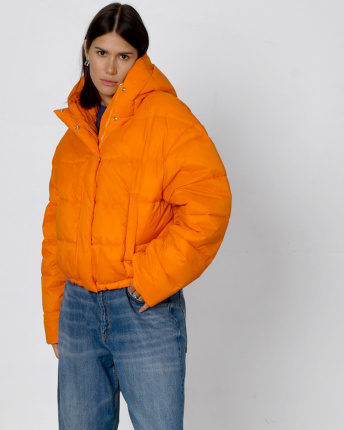 Жіноча демісезонна куртка, колір помаранчевий 53379, Колір: Помаранчевий, Розмір: S, зображення 4
