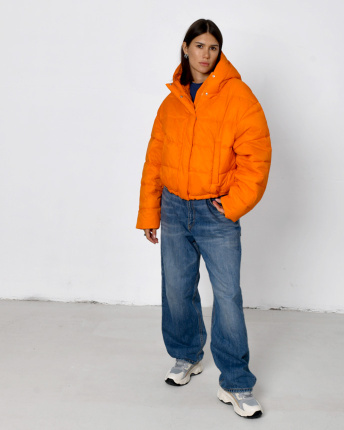 Жіноча демісезонна куртка, колір помаранчевий 53379, Колір: Помаранчевий, Розмір: S, зображення 5