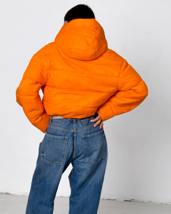 Жіноча демісезонна куртка, колір помаранчевий 53379, Колір: Помаранчевий, Розмір: S, зображення 6