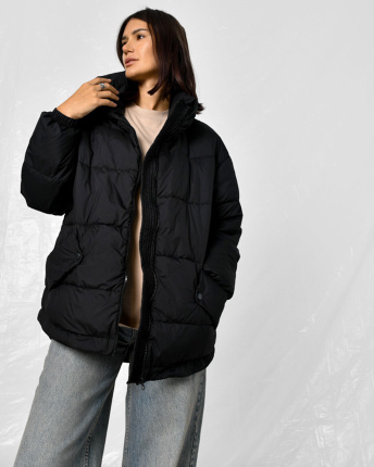 Легка жіноча куртка чорного кольору 55470, Колір: Чорний, Розмір: S, зображення 6