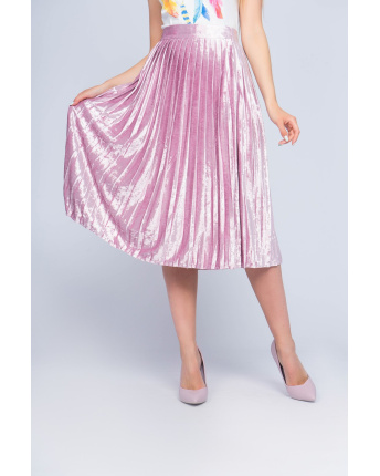 Спідниця жіноча плісе міді Carica UB-3235-15 58092, Колір: Рожевий, Розмір: XS