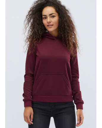 Женское худи марсала 31702, Цвет: Бургунди, Размер: XS