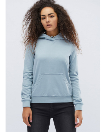 Женское серо-голубое худи 31703, Цвет: Голубой, Размер: XS