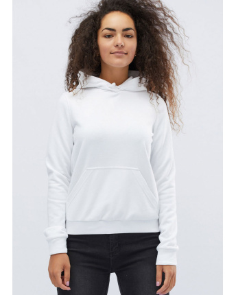 Женское белое худи 31704, Цвет: Белый, Размер: XS
