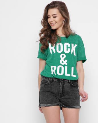 Джинсові темно-сірі шорти 43145, Колір: Т. сірий, Розмір: S