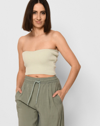 Модний облягаючий топ без рукавів 43362, Колір: М'ятний, Розмір: ONE SIZE