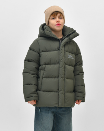 Пуховик для хлопчика X-Woyz DT-8378-12 60167, Колір: Зелений, Розмір: 128
