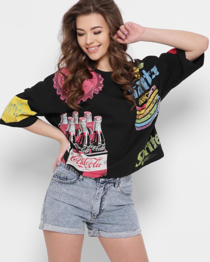 Голубые джинсовые шорты 43144, Цвет: Голубой, Размер: S, изображение 4