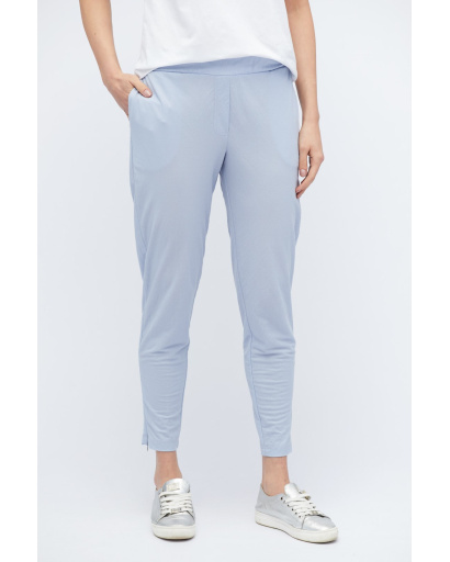 Повседневные голубые брюки с молниями 32831, Цвет: Голубой, Размер: XS, изображение 4