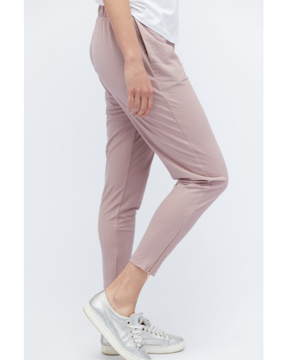 Повседневные розовые брюки с молниями 32827, Цвет: Светло-розовый, Размер: XS, изображение 3