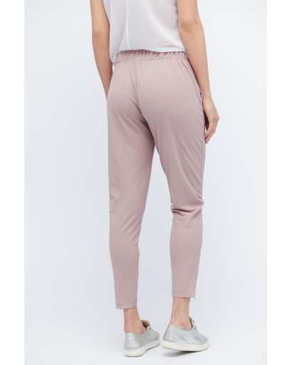 Повседневные розовые брюки с молниями 32827, Цвет: Светло-розовый, Размер: XS, изображение 4