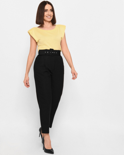 Жовтий топ із плічками 43061, Колір: Жовтий, Розмір: ONE SIZE, зображення 4