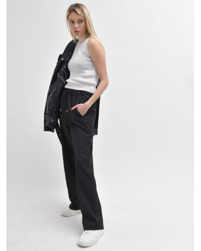 Женская белая вязаная майка 55978, Цвет: Белый, Размер: ONE SIZE, изображение 3