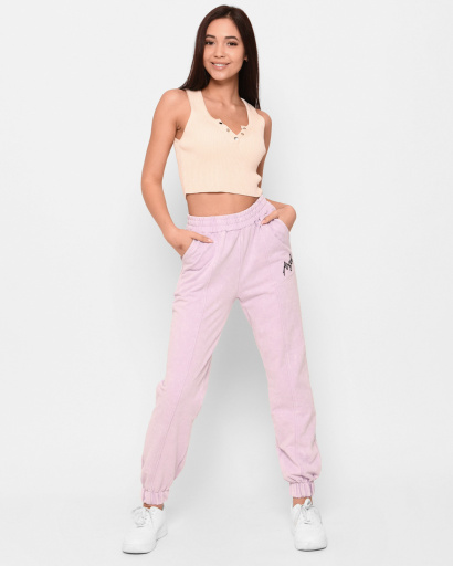 Бежевый топ на широких бретелях 43374, Цвет: Бежевый, Размер: ONE SIZE, изображение 3