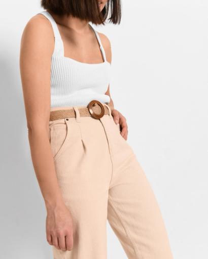 Белый топ на резинках 43389, Цвет: Белый, Размер: ONE SIZE, изображение 5