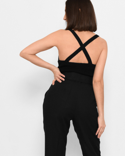 Черный летний топ 43393, Цвет: Черный, Размер: ONE SIZE, изображение 4