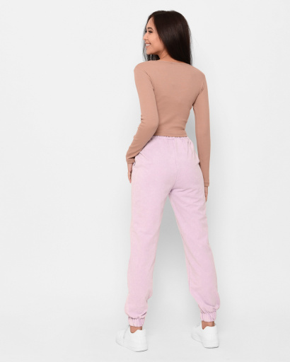 Стильный облегающий бежевый топ 43291, Цвет: Бежевый, Размер: L, изображение 3