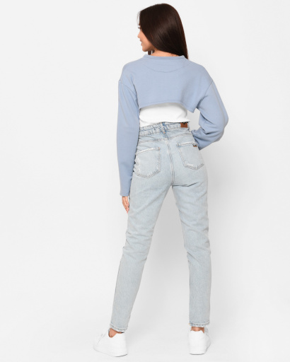 Стильный топ-болеро 43304, Цвет: Голубой, Размер: S, изображение 5