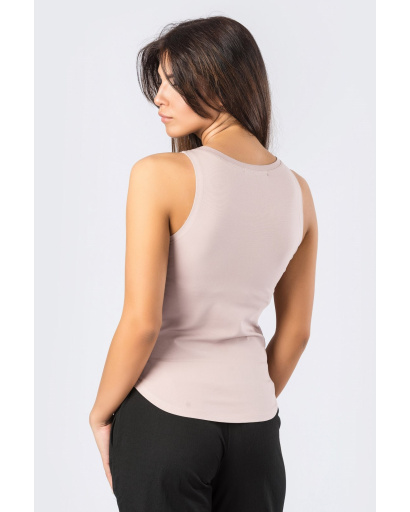 Майка рожева "Feeling good, living better" 33842, Колір: Світло-рожевий, Розмір: XS, зображення 3