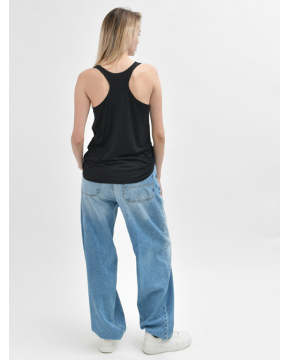 Базовая черная майка 55393, Цвет: Черный, Размер: M, изображение 5