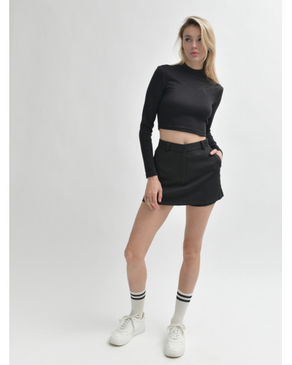 Топ Carica BK-7738-8 53269, Цвет: Черный, Размер: XS, изображение 3