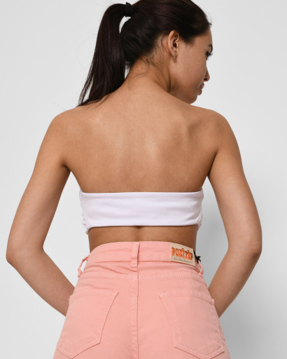 Базовый белый топ бандо 38616, Цвет: Белый, Размер: L, изображение 5