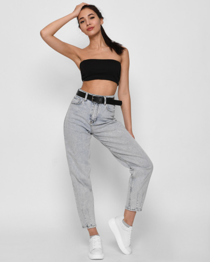 Базовый черный топ бандо 38617, Цвет: Черный, Размер: XS, изображение 5