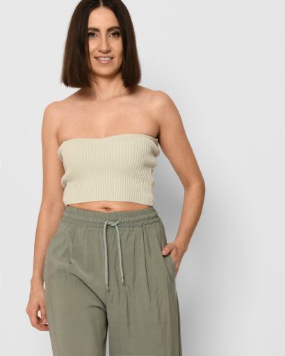 Модный облегающий топ без рукавов 43362, Цвет: Мята, Размер: ONE SIZE, изображение 2