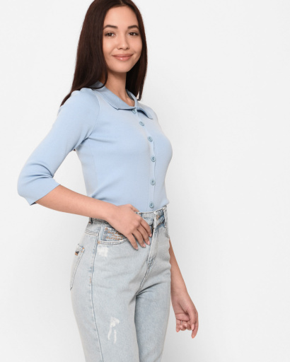 Топ Carica -6579-11 43028, Цвет: Голубой, Размер: XS-S, изображение 2