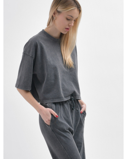 Жіночий сірий костюм для повсякденного образу 55986, Колір: Сірий, Розмір: S, зображення 7