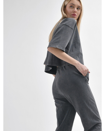 Жіночий сірий костюм для повсякденного образу 55986, Колір: Сірий, Розмір: S, зображення 8